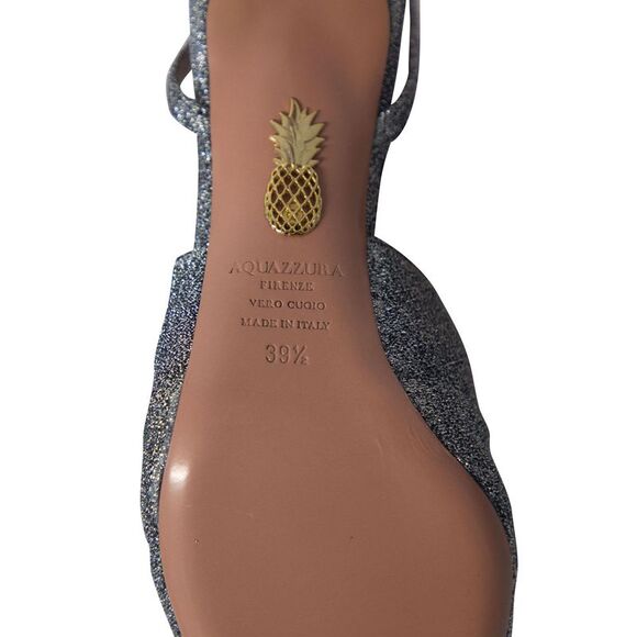 Aquazzura  Mondaine Knot Details Heels in Multicolor Glitter - Picture 6 of 6